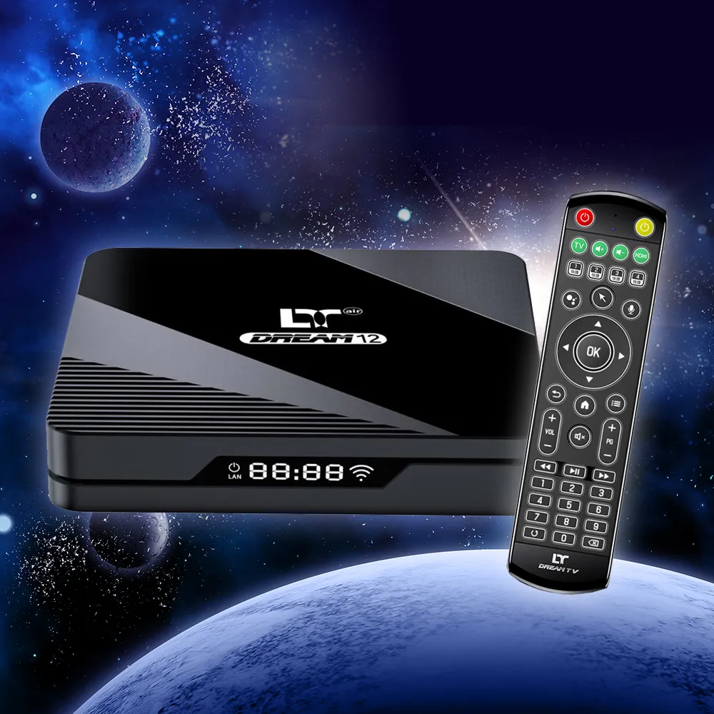 【夢想數位】DreamTV 12 高CP值輕量版 夢想盒子 8K AI智慧旗艦電視盒 4+32G安卓機上盒 語音數位 小雲 易播