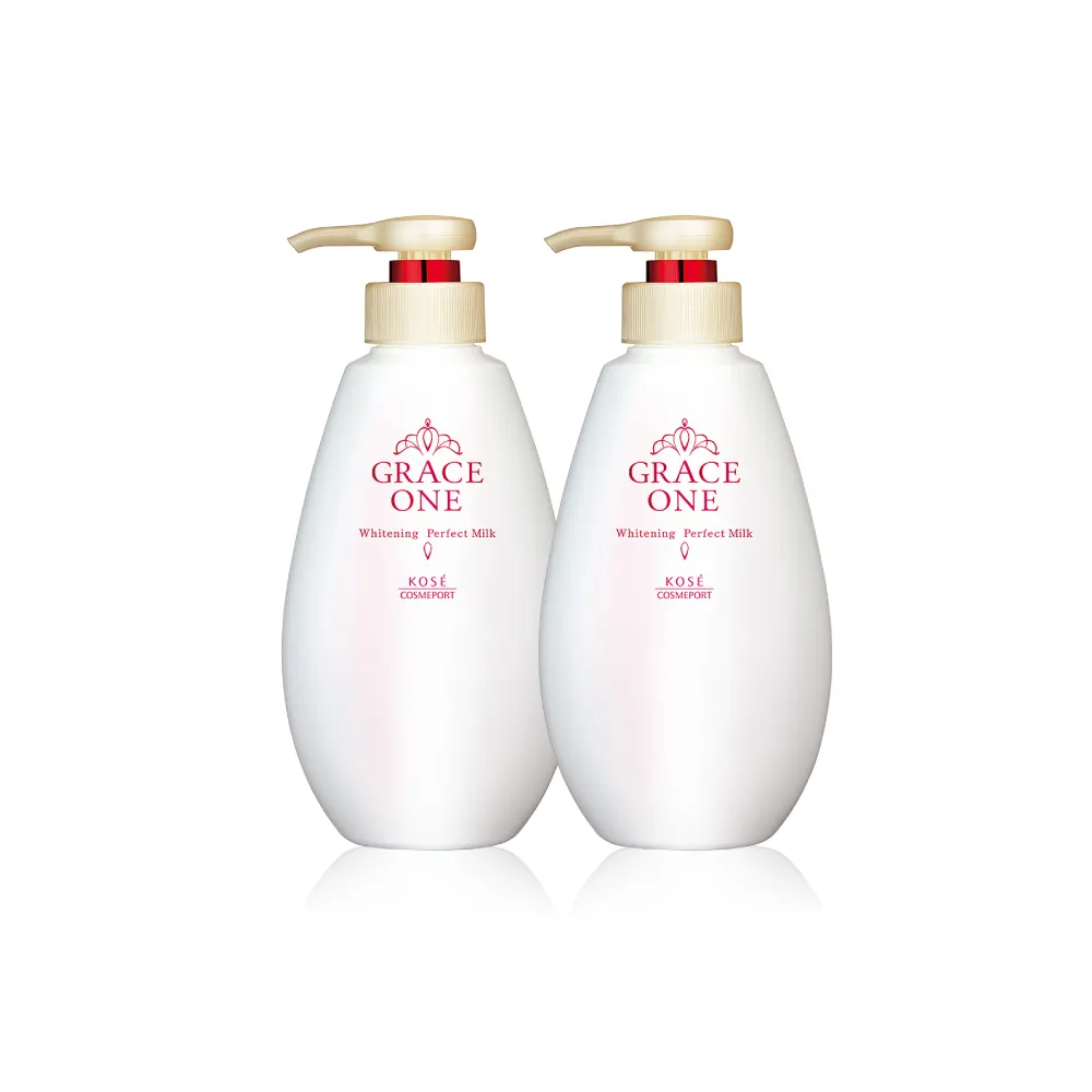 【KOSE 極上活妍】極上活妍緊緻淨斑美容液230ml-2入(美白身體乳液/保濕乳液/淡斑精華)