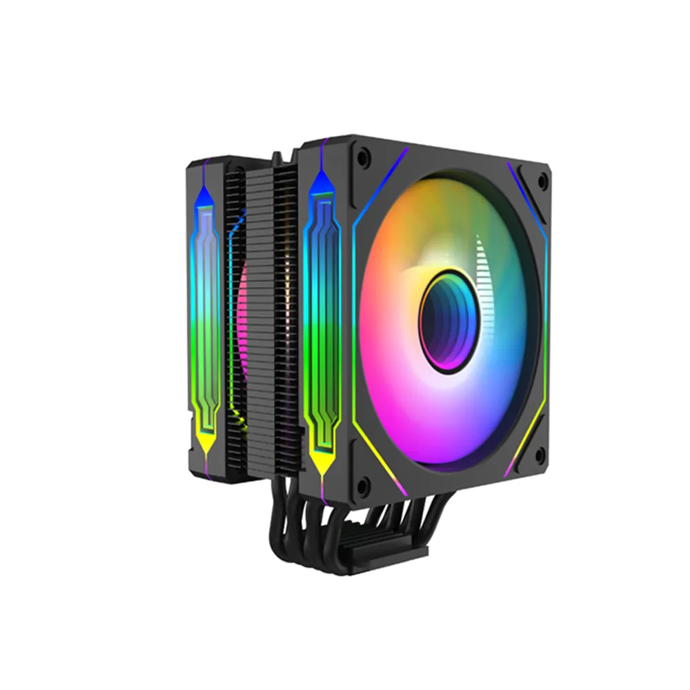 【EINAREX】埃納爾 BE-COOL V6 6管雙風散熱器/黑