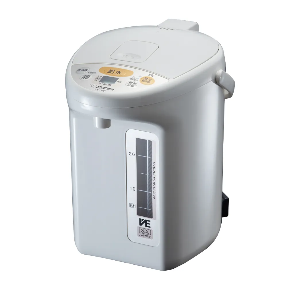 【ZOJIRUSHI 象印】*3公升* SuperVE 真空省電微電腦電動熱水瓶(CV-TWF30)