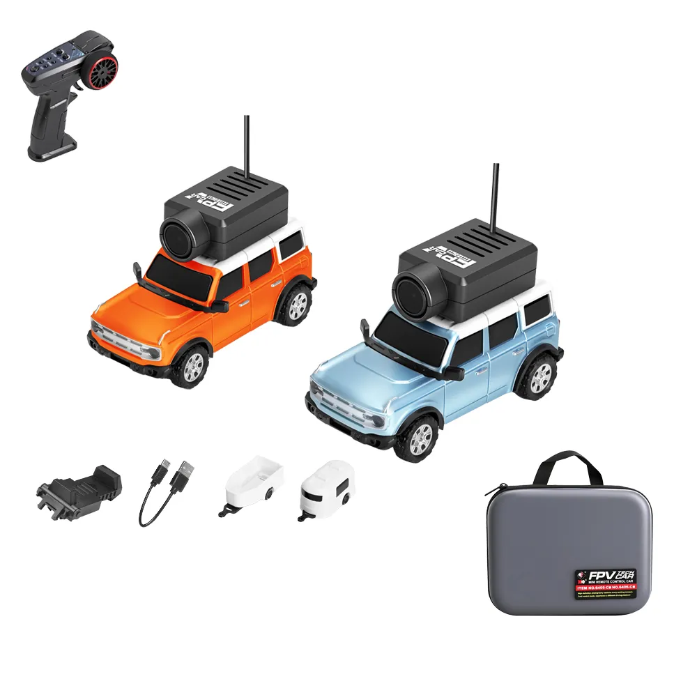 【瑪琍歐】1:64迷你遙控車 附攝影機與拖車/6406-C(遙控車 APP有拍照、攝像、VR功能)