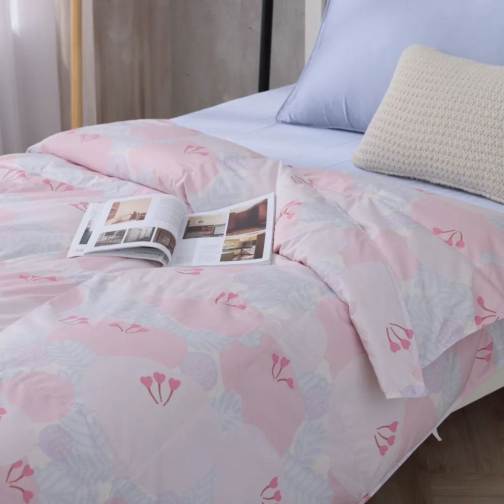 【EASY LIFE】冬月羽絨被-單人(超保暖 可機洗 免被套 好收納 羽絨被/ 冬被/冬月被)