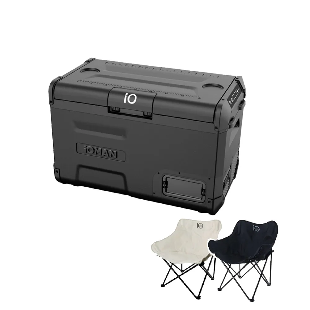 【iO】iOMAN動力版行動冰箱25L iO-iM250L-B 車用冰箱 高效保冷 太陽能充電 悠遊戶外