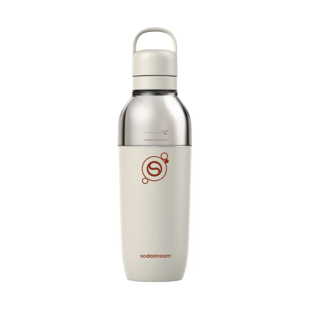 【Sodastream】隨我調碳酸不銹鋼保冷瓶710ml 1入(銀月沙)