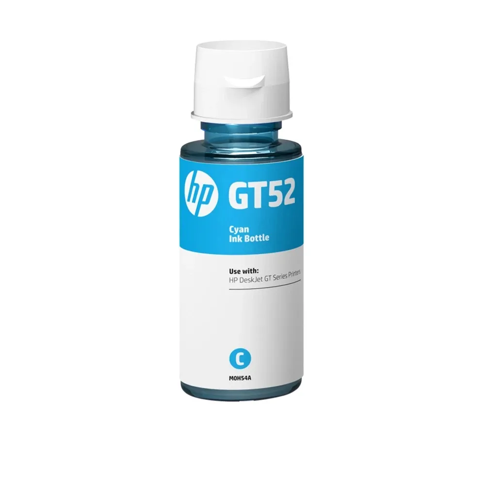 【HP 惠普】官方直營 GT52 青色墨水瓶(M0H54AA)(Smart Tank215/520/615/580/725/755/795)