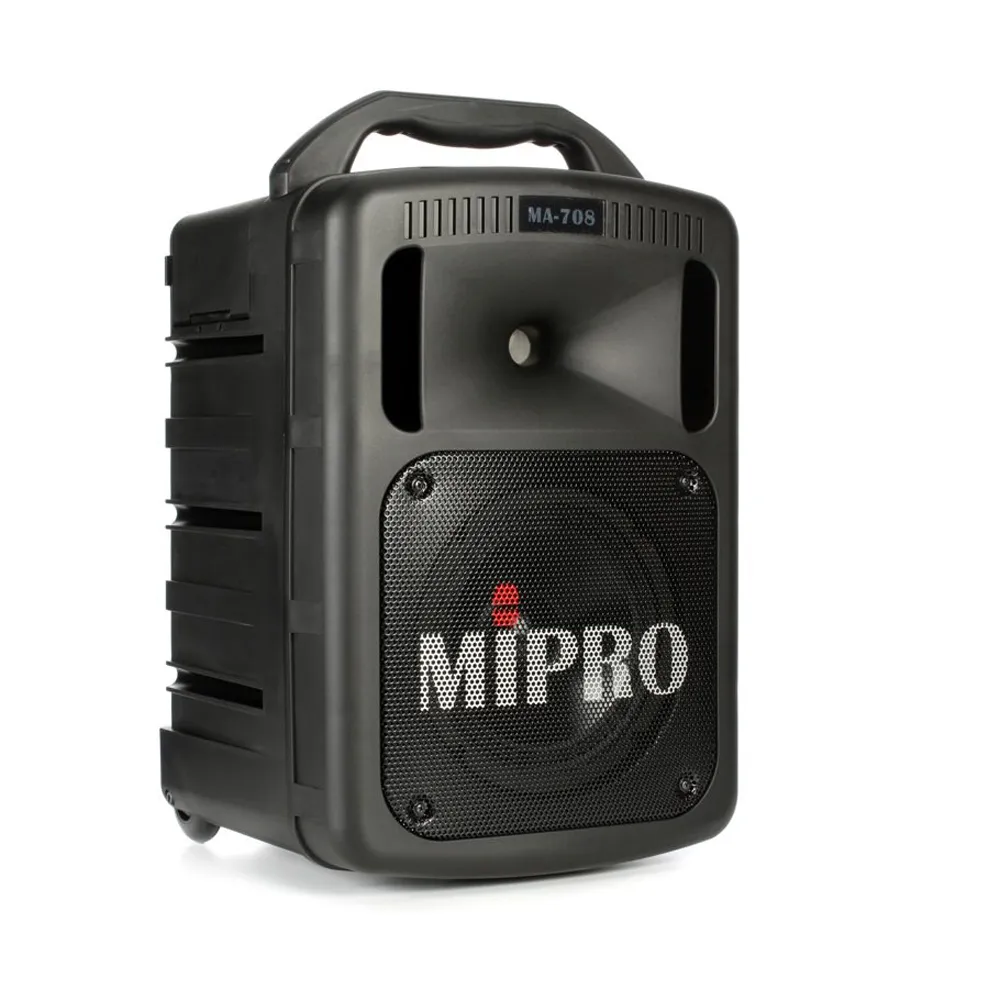 【MIPRO】MA-708雙頻豪華型無線擴音機UHF 贈原廠防塵收納套SC-708