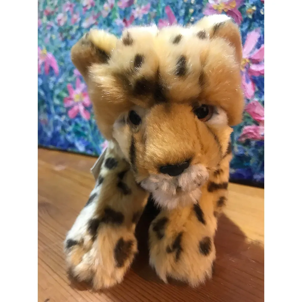 【HERMANN TEDDY】德國赫爾曼泰迪熊可愛小花豹(德國製小花豹好運吉祥動物)