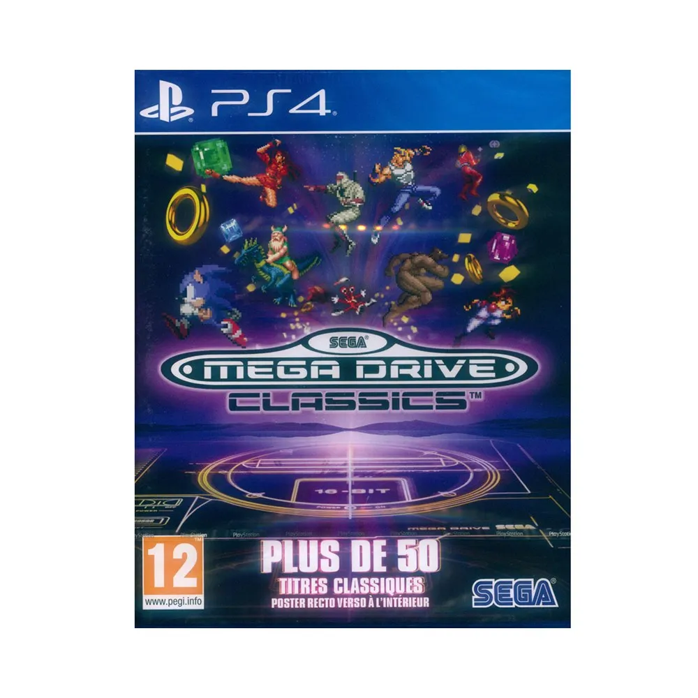 【SONY 索尼】PS4 SEGA Mega Drive Classics 經典合輯(英文歐版)