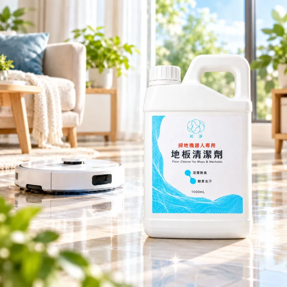 【和淨】掃地機器人專用地板清潔劑 1000ml｜酵素清潔｜地板清潔｜掃地機器人｜磁磚｜木地板