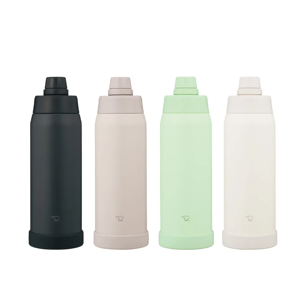 【ZOJIRUSHI 象印】輕旋蓋提把不銹鋼真空保冷瓶-1000ml (SD-KA100H 保冰/環保杯)