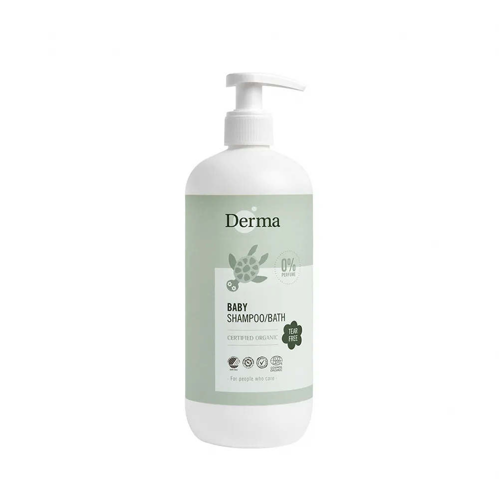 【Derma 丹麥德瑪】寶寶有機洗髮沐浴露 500ml