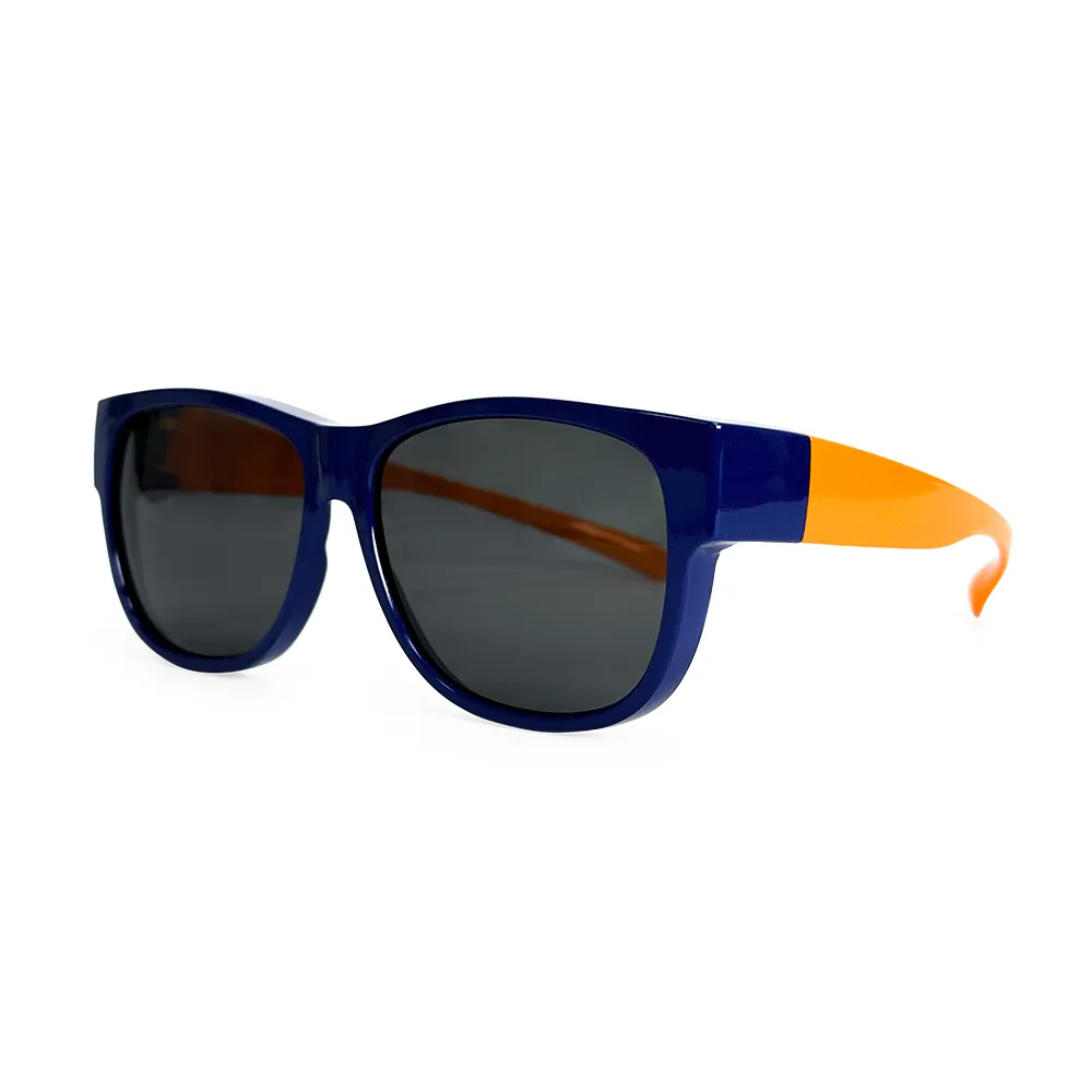 【ACEKA】台灣製墨鏡星辰藍兒童太陽眼鏡-套鏡款-可搭配近視眼鏡(SUNSHINE 親子系列)