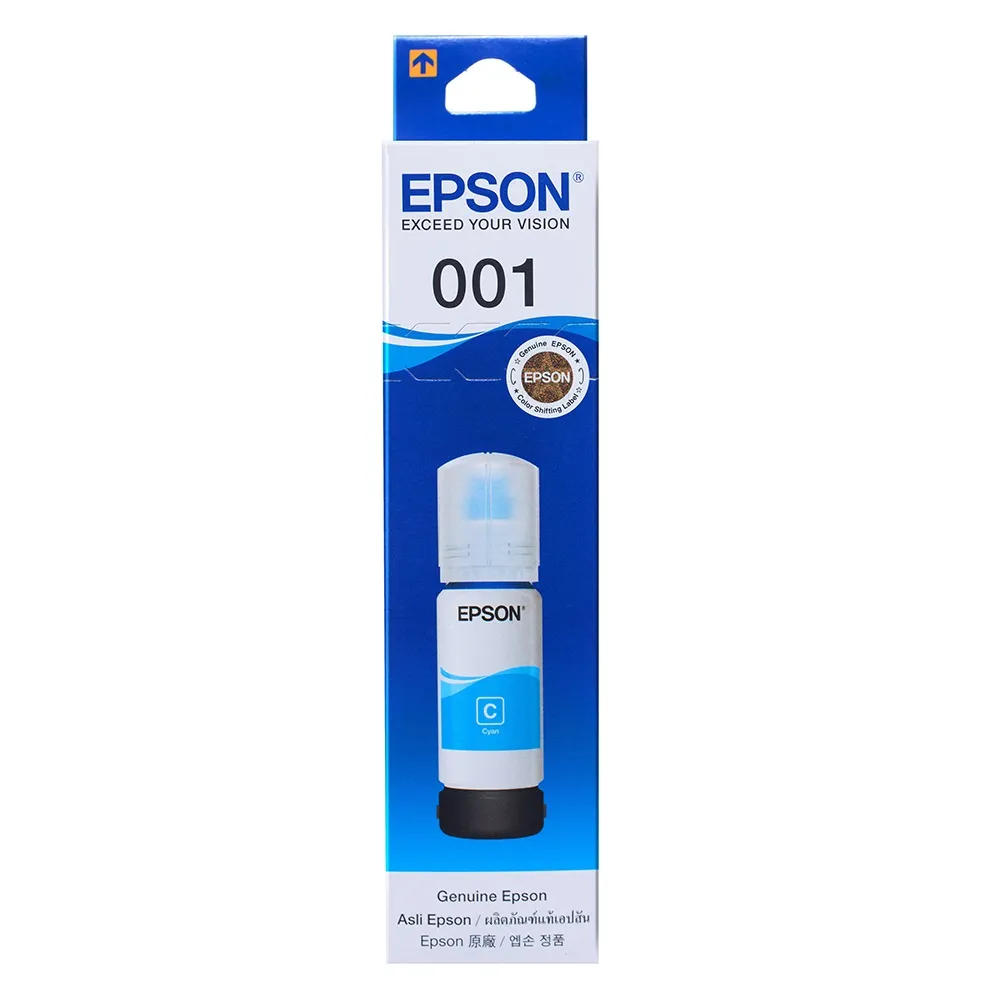 【EPSON】官方直營 001 藍色墨水瓶 70ml(T03Y200)(L4260/L4360/L6270/L6290/L6370/L6390/L14150)