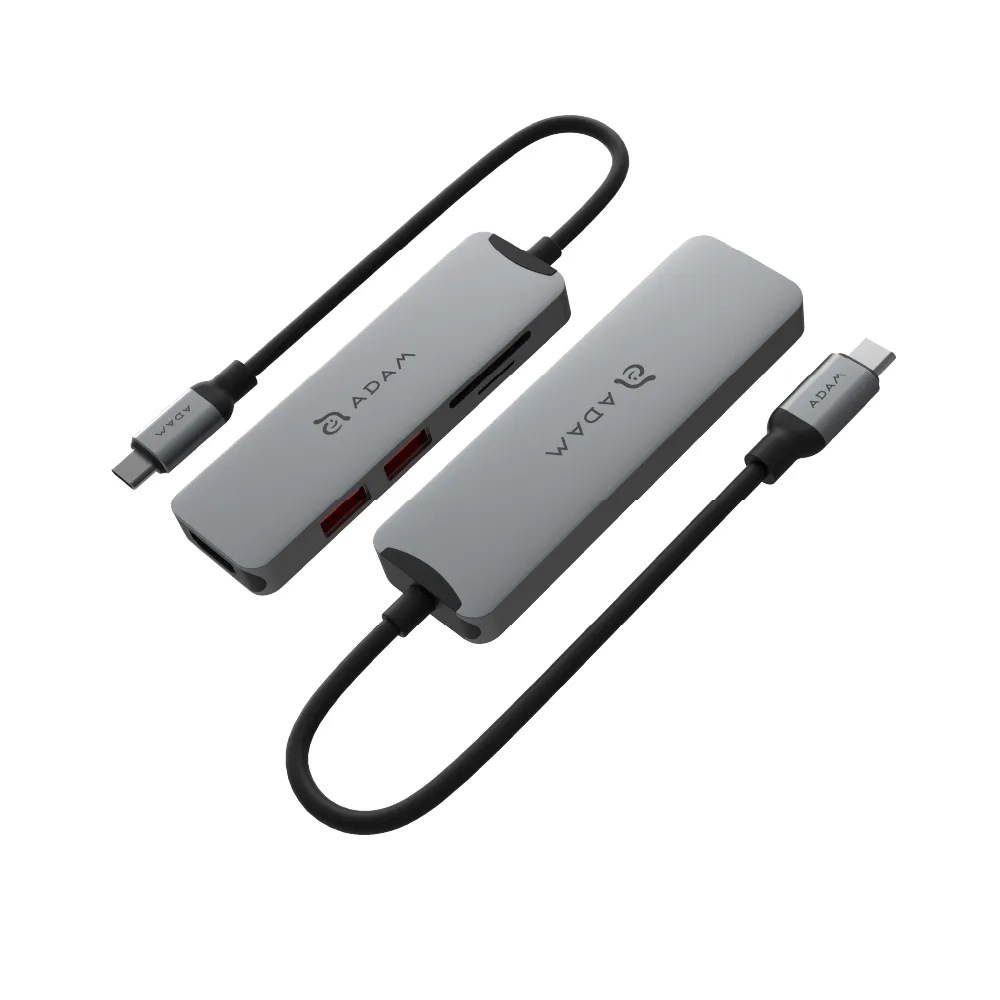 【ADAM 亞果元素】Hub A05 USB-C Gen2 五合一多功能高速集線器