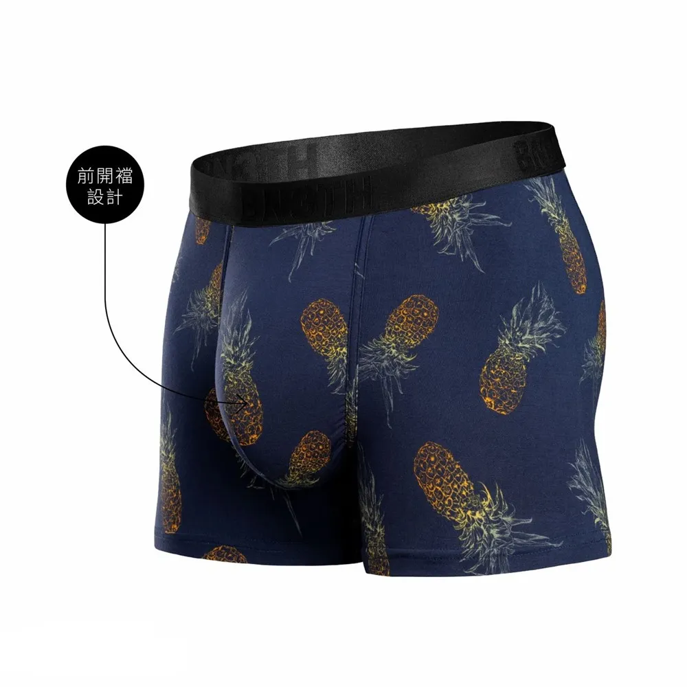 【BN3TH 畢尼適】加拿大專櫃品牌天絲3D立體囊袋內褲 經典短版前開襠系列(M211023A142幻彩鳳梨)