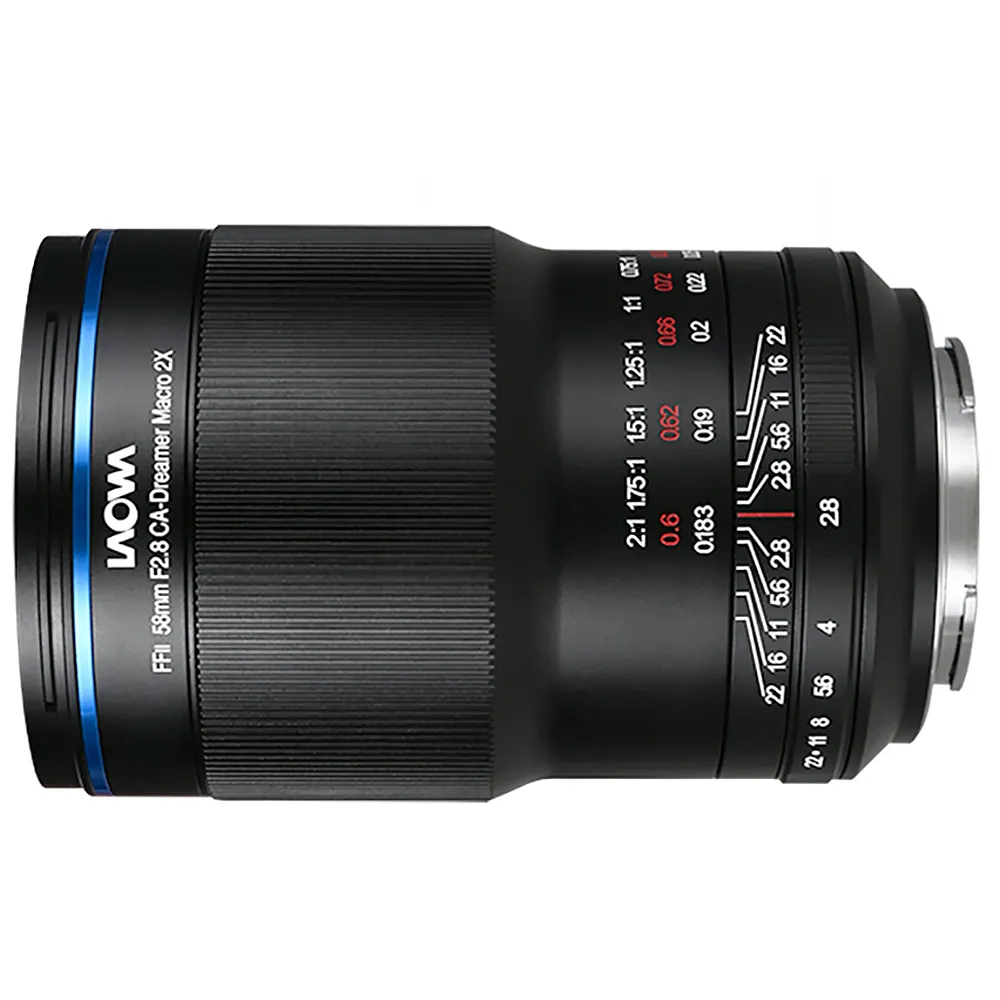 【LAOWA 】老蛙 58mm F2.8 CA-Dreamer Macro 2X (公司貨) 標準定焦鏡頭 微距 手動鏡頭 全片幅無微單眼鏡頭
