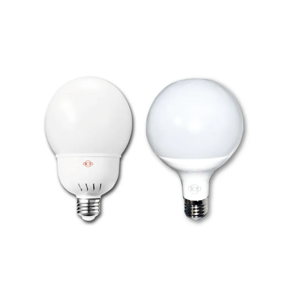 【旭光】LED E27 15W 球型球泡 全電壓 白光 黃光-4入組(LED E27 15W G95球型 燈泡)