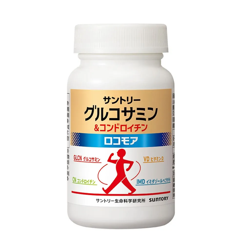 【Suntory 三得利】固力伸 葡萄糖胺 1罐(180錠_原廠購入有防偽標籤)