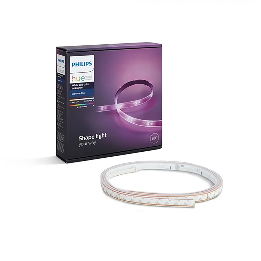【PHILIPS 飛利浦照明】Hue 智慧照明 全彩情境 1M延伸燈帶 藍牙版(PH009 支援HomeKit/Google系統)