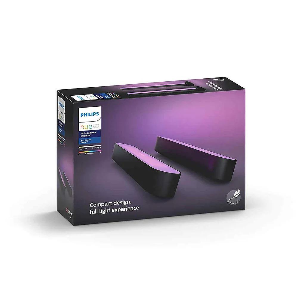 【PHILIPS 飛利浦照明】Hue 智慧照明 全彩情境 Hue Play燈條雙入組(PH010)
