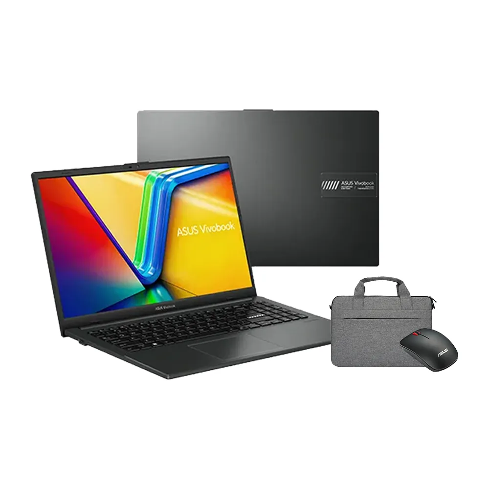 【ASUS 華碩】包鼠組★15.6吋N150輕薄筆電(Vivobook Go 15/E1504TA/N150/8G/128G UFS 2.1/W11)