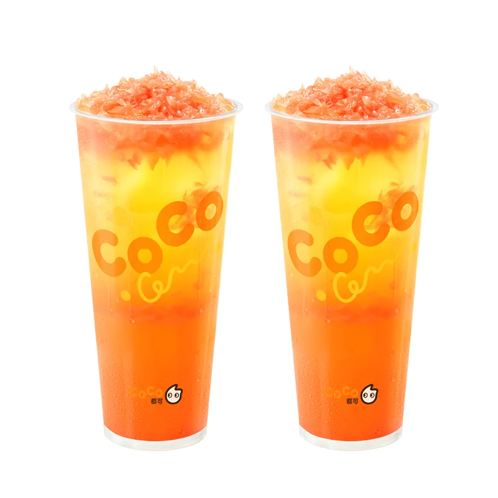 【COCO 都可】葡萄柚果粒茶(L)(2杯1組)好禮即享券-E
