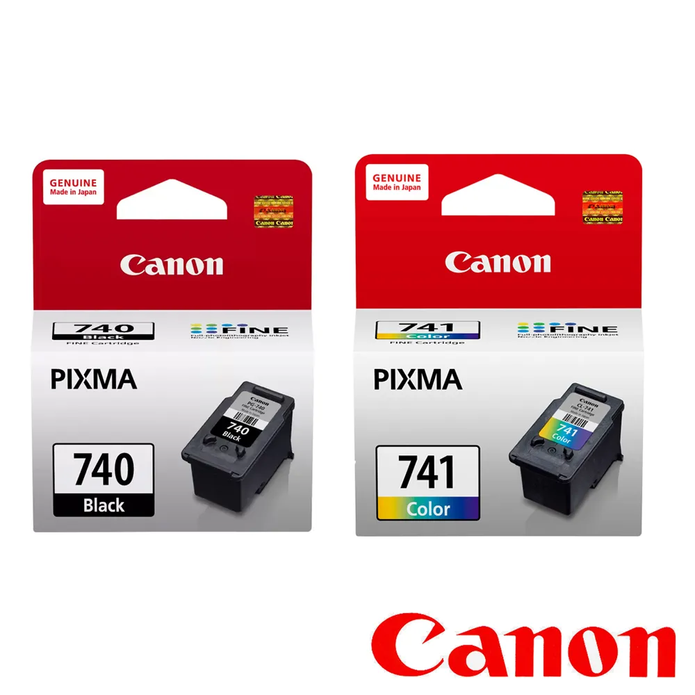 【Canon】官方直營 1黑1彩組★PG-740+CL-741 原廠墨水匣(適用機型：MG3670/MG3170/MG4170/MG2270/MG3270)