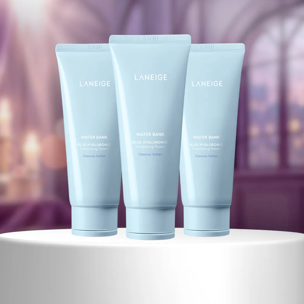 【LANEIGE 蘭芝】官方直營 水酷修護洗面乳囤貨組 150g 三入組 (蘭芝 保濕 洗面乳)