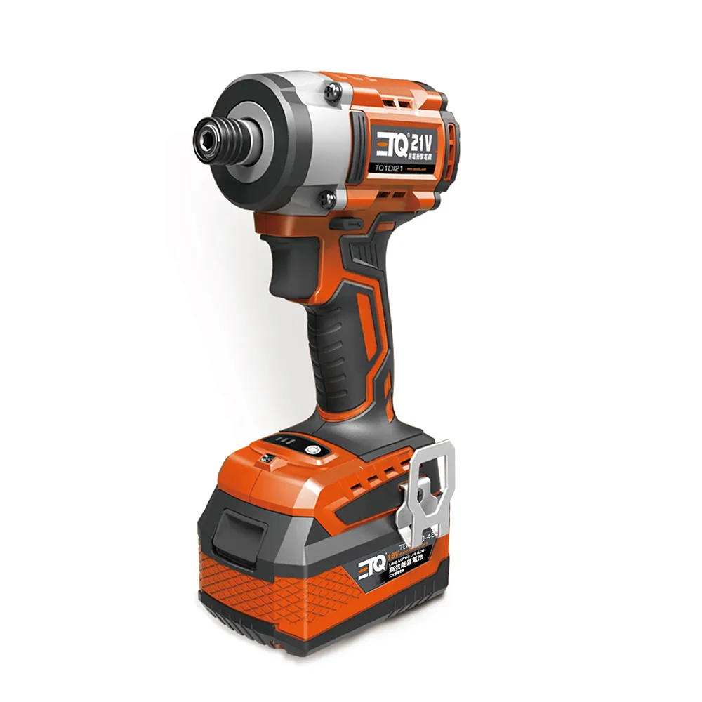【ETQ USA】21V鋰電無刷衝擊起子4.0快充(主機+4.0Ah鋰電池+5A快充)