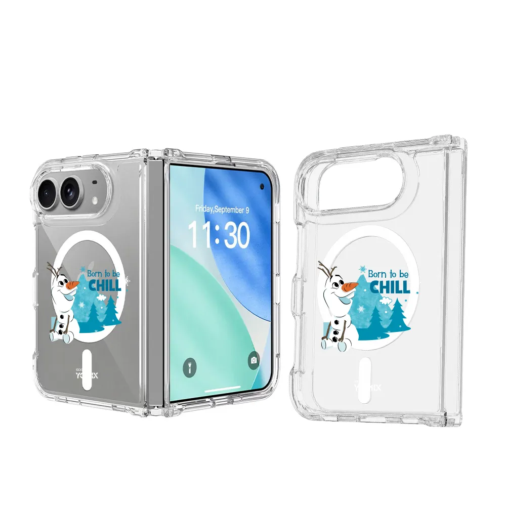 【YOMIX 優迷】迪士尼iPhone Duo 5.5吋磁吸空壓氣墊透明防摔保護殼