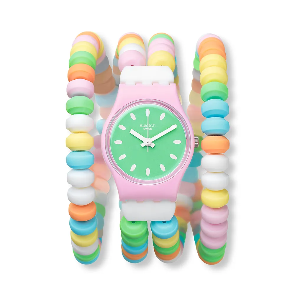 【SWATCH】CARAMELLISSIMA L 經典手錶/女錶/瑞士製造 LP135A(25mm)