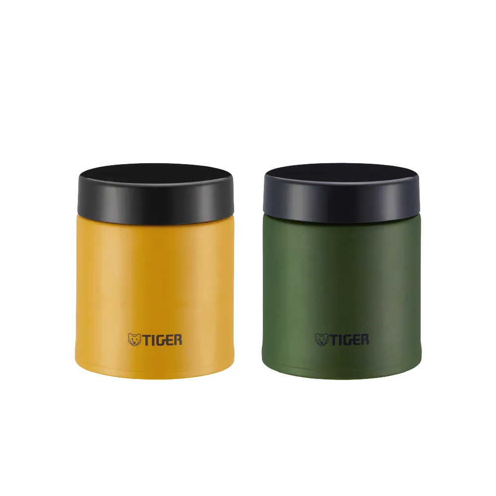 【TIGER 虎牌】雙層不鏽鋼真空保溫食物罐500ml(MCJ-K050輕量隨行杯/保溫保冰)