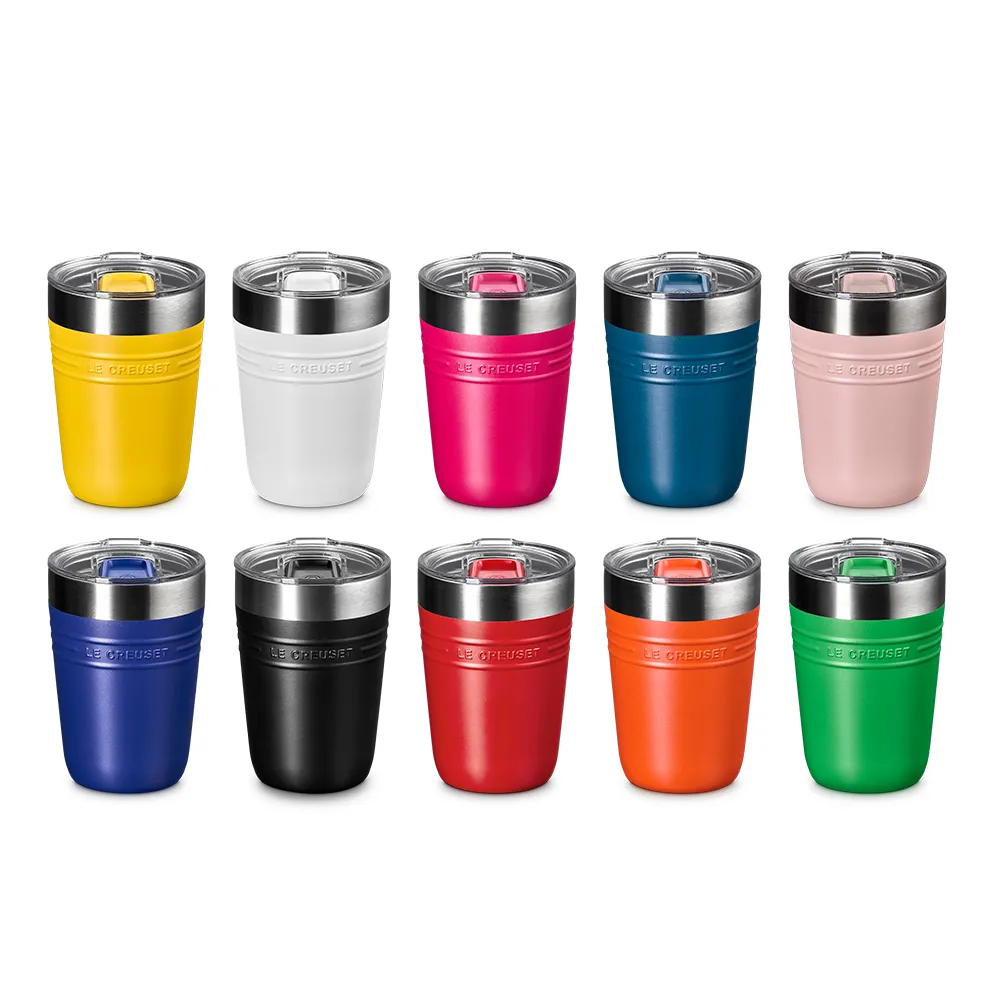 【Le Creuset】On The Go 系列保溫杯350ml-無盒(12色選1)