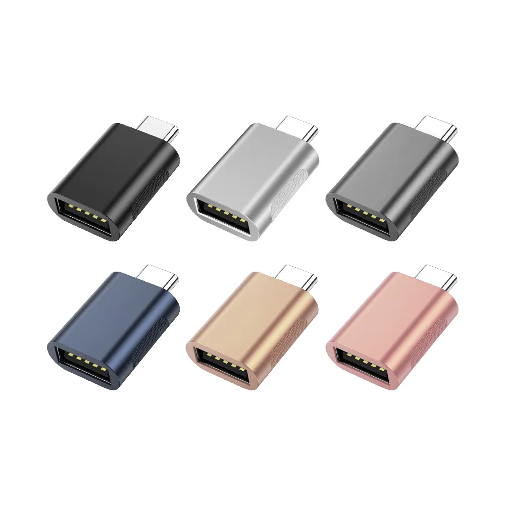 【ZA 喆安】USB3.2 Gen2 10G Type-C公 to A母OTG轉接頭 USB-A to Type-C轉接頭(適用iPhone18/17/筆電/手機)