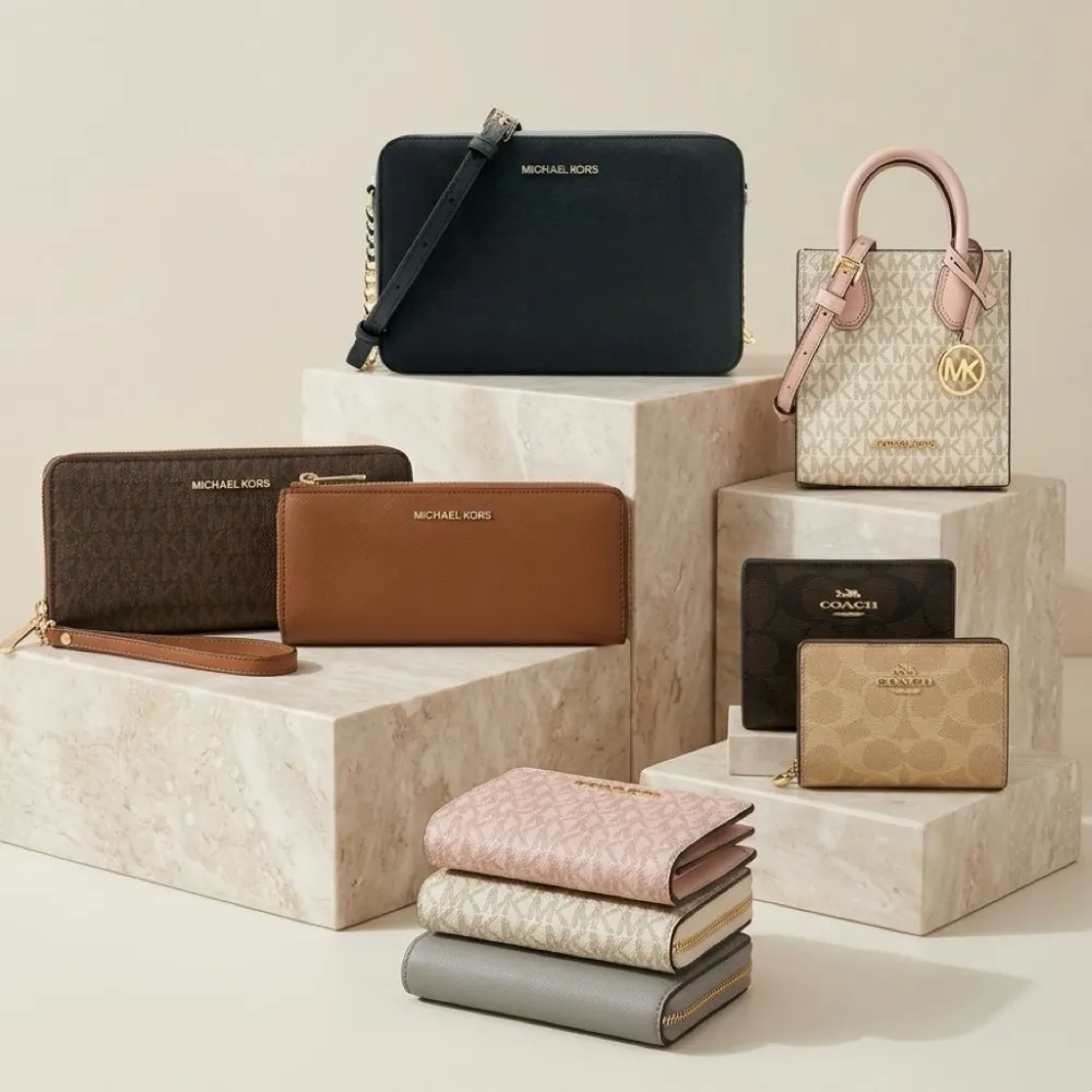 【Michael Kors】MK x KATE SPADE 經典皮夾/側背包袋/短夾/長夾(多款)