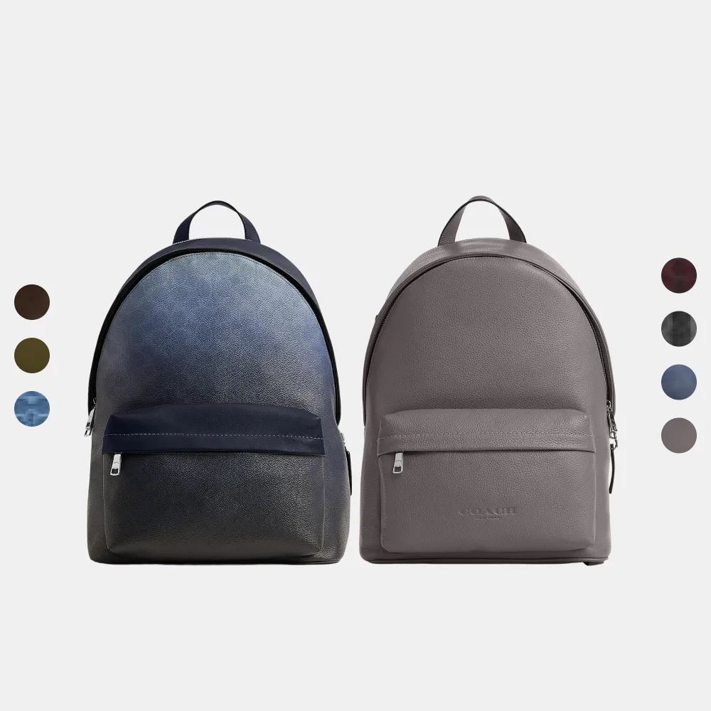 【COACH】蔻馳官方直營 TAYLOR 經典SIGNATURE條紋雙肩包 後背包-多色任選(CDX88/CDX93)