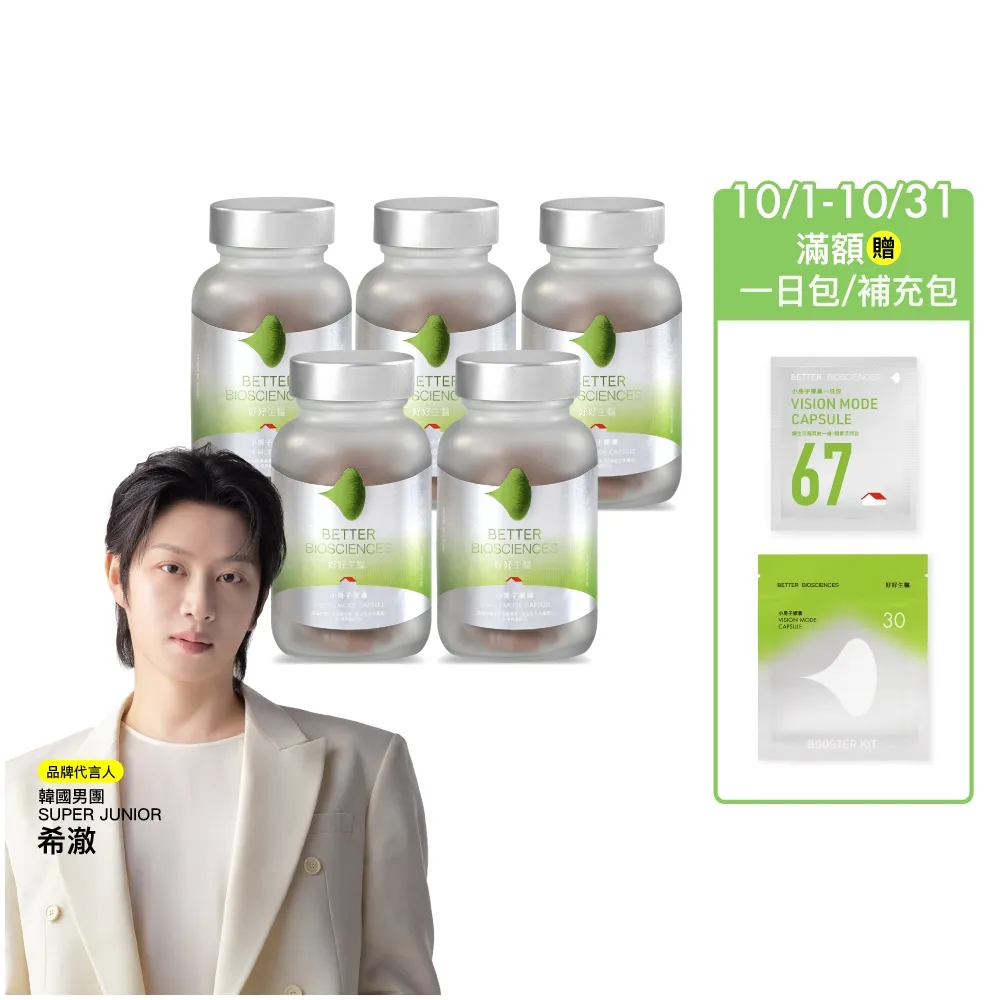 【好好生醫】守護視界清晰水潤 小房子葉黃素膠囊五入。60顆/盒（抗藍光、葉黃素玉米黃素、專利水潤SOD）