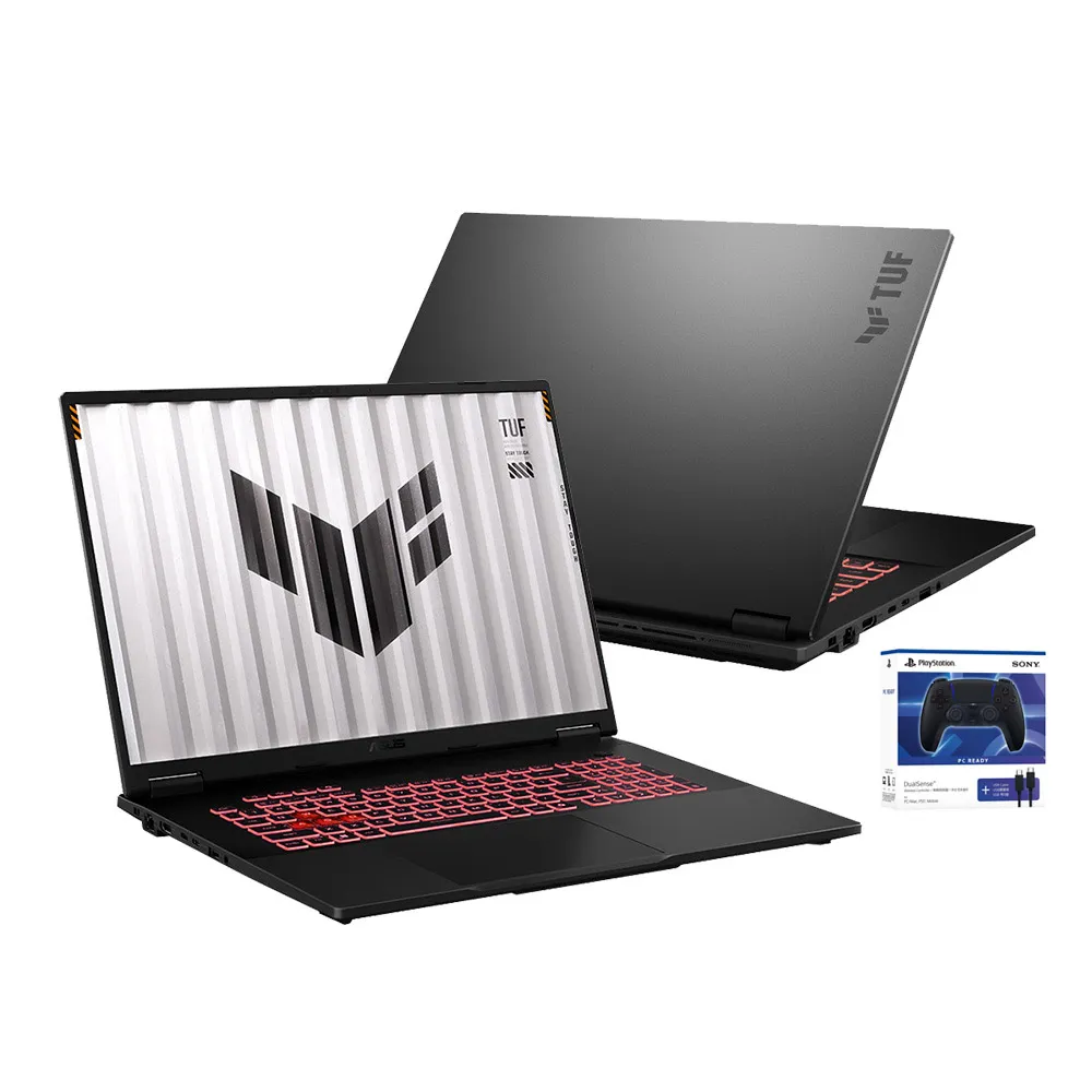 【ASUS 華碩】遊戲手把組★18吋 R7-260 GeForce RTX 5050電競筆電(FA808UH-0021A260H/R7-260/16G/512G/W11)