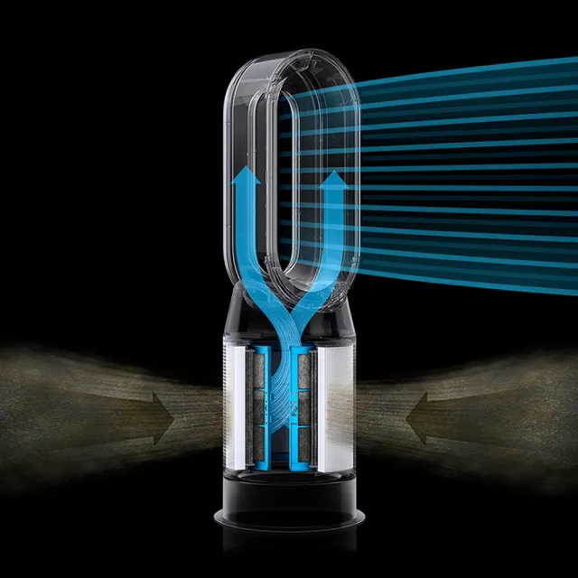 【dyson 戴森】HP12 Purifier Hot+Cool De-NOx三合一甲醛NOx偵測涼暖空氣清淨機(白金色)