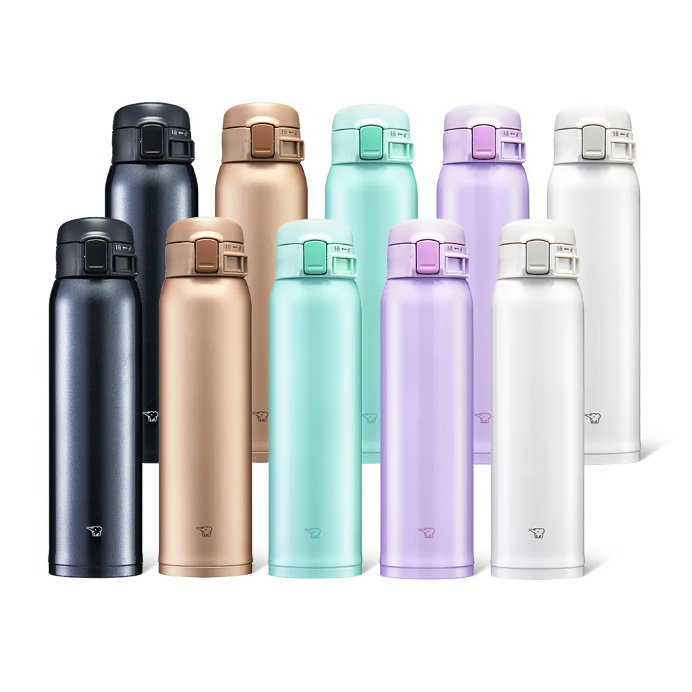 【ZOJIRUSHI 象印】買1送1 彈蓋不銹鋼真空保溫保冷杯600ml (SM-SR60E+SM-SR60E 保溫瓶/保冰/環保杯)
