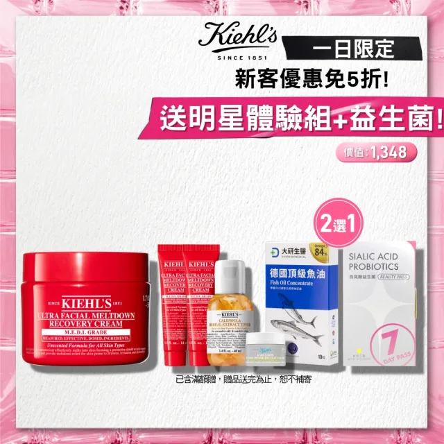 【Kiehl’s 契爾氏】官方直營 益肌重生修復凝霜 50ml(保濕/急護霜/醫美術後)