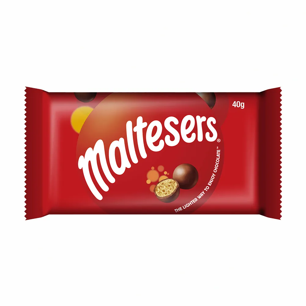 【maltesers 麥提莎】麥芽脆心牛奶巧克力 40g*12入(零食/點心)