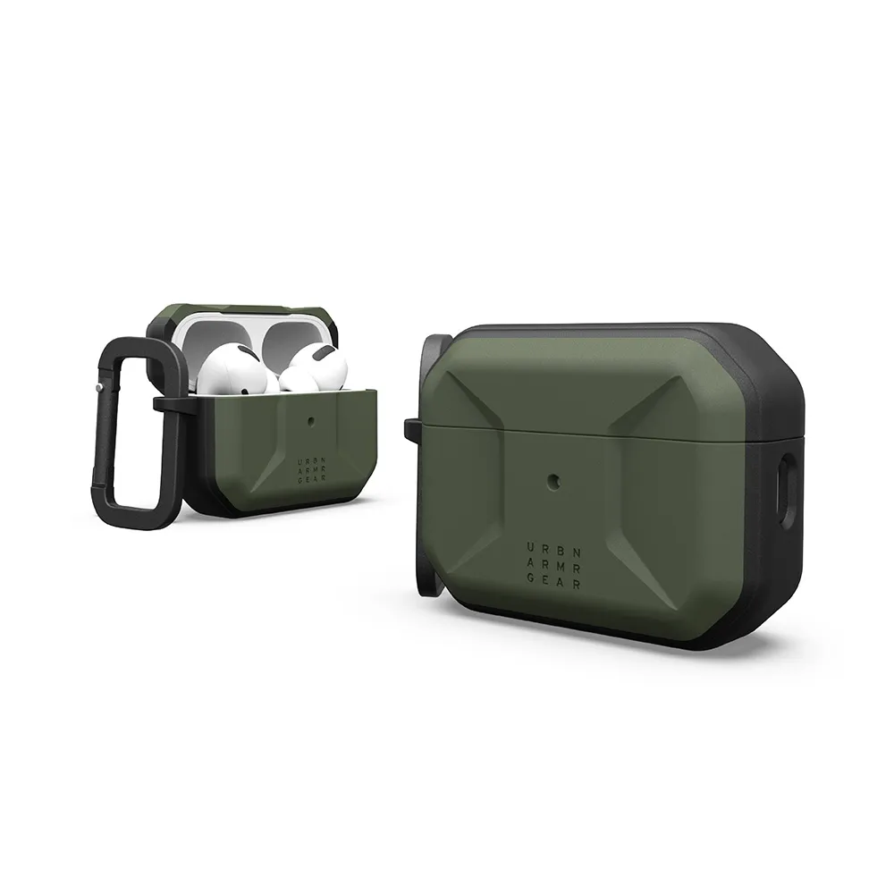 【UAG】AirPods Pro 2 磁吸式耐衝擊簡約保護殼-綠(magsafe)