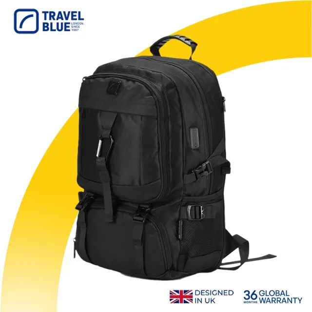 【Travel Blue 藍旅】進階探索者背包 TB3059(筆電包/防水電腦包/雙肩包/商務背包)