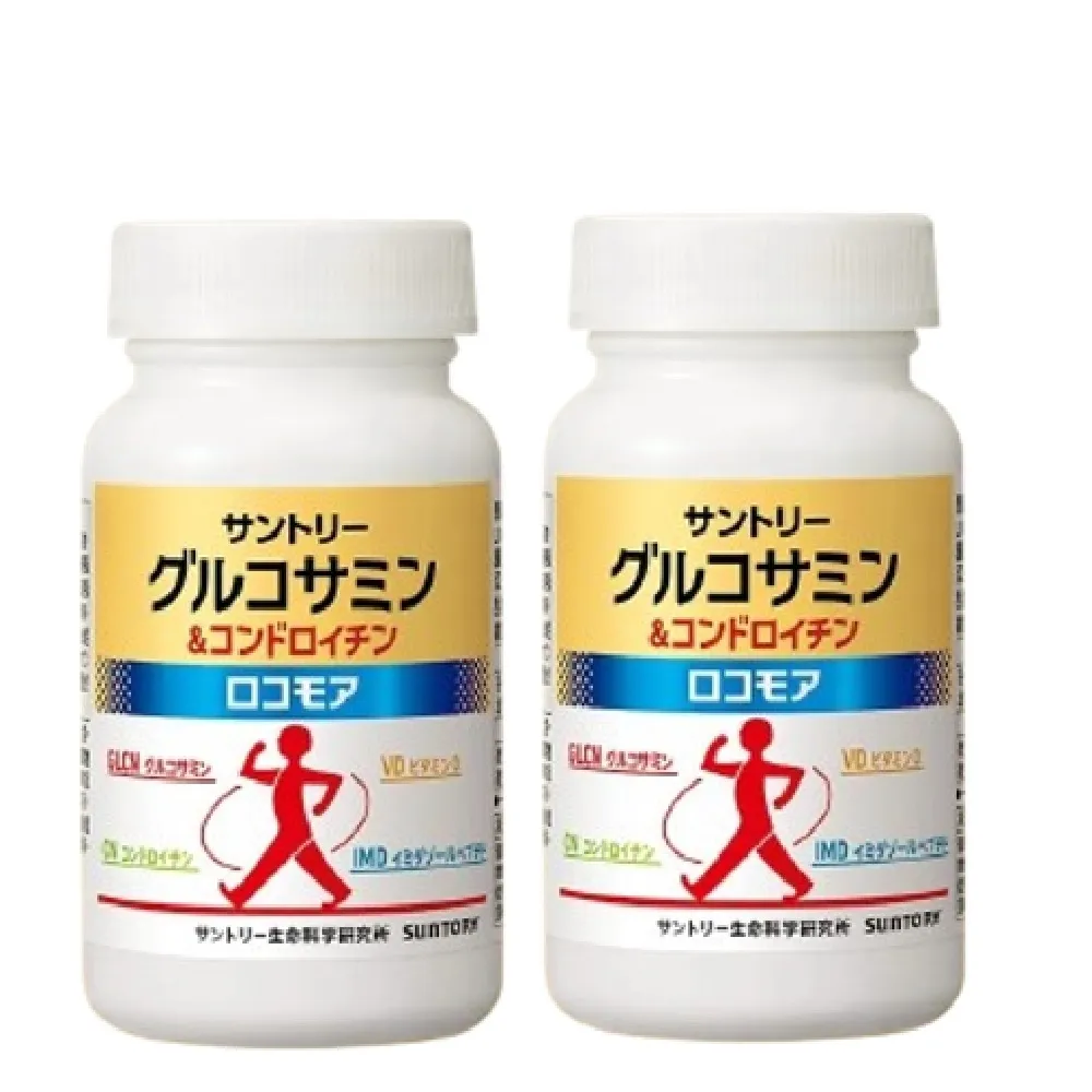 【Suntory 三得利】固力伸 葡萄糖胺 30日份 x 2罐(360錠_原廠購入有防偽標籤)