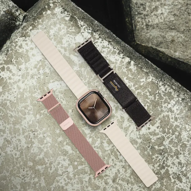 【MAGEASY】Apple Watch Odyssey 航太鋁合金手錶保護殼(適用 42/46mm)