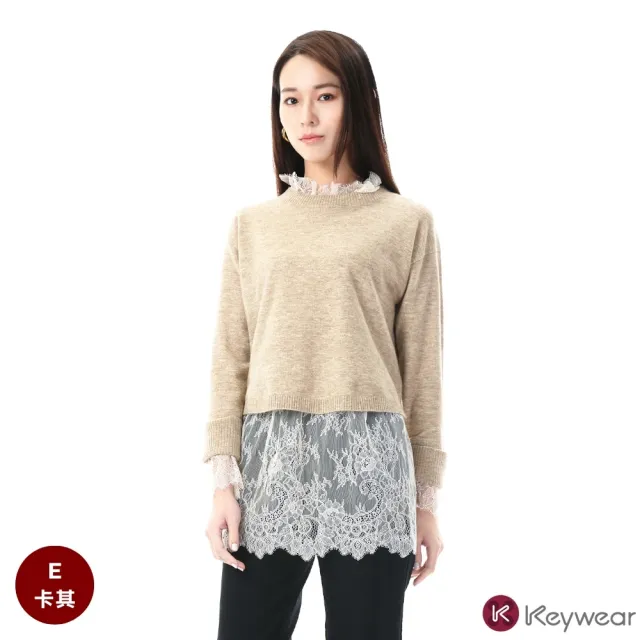 【KeyWear 奇威名品】奇威嚴選新品針織毛衣(多款任選)