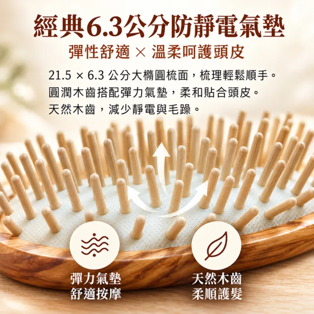 【Nippes Solingen 尼佩斯索林根】nippes德國皇家御用典藏橄欖木氣墊梳