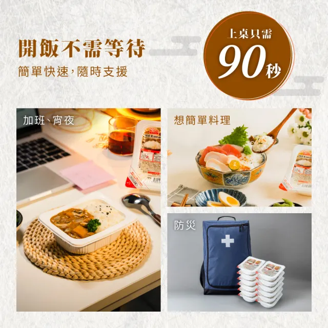 【IRIS】日本直送即食白飯 180g×10入裝(雙11推薦 微波飯 米 日本米 白飯 米飯 微波 微波爐)