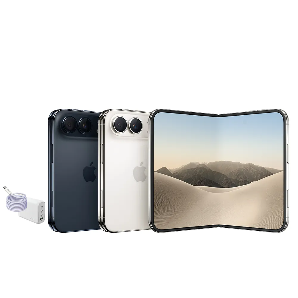 【Apple】iPhone Duo(1TB/7.6吋)(100W快充+編織線組)